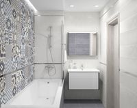 Керамический декор Laparet Rock белый VTA7760088 20х60 см — фото 2, Керамическая плитка