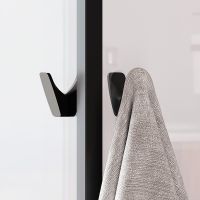 Душевой уголок AM.PM Sunny 100х80 W87G-403-10080-BT профиль Черный матовый стекло прозрачное — фото 7, Душевые уголки