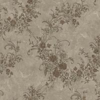 Обои Prima Italiana Legenda 80105 Винил на флизелине (1,06*10) Коричневый/Серебряный, Цветы — фото 1, Обои для стен