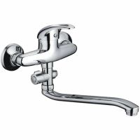 Смеситель для ванны Frap H02 F2102-B универсальный Хром — фото 1, Смеситель для ванны