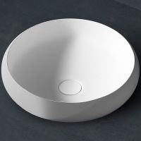 Раковина-чаша Abber Stein 40 AS2613 Белая матовая — фото 2, Раковины накладные