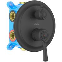 Смеситель для душа Aquatek Классик AQ1547MB Черный матовый — фото 1, Смеситель для душа