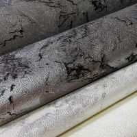 Обои Wiganford by Solo Hampton DTT2122 Винил на флизелине (1,06*10,05) Черный/Серебряный, Мрамор — фото 3, Обои для стен