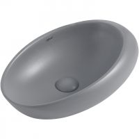 Товар: Раковина-чаша Abber Bequem 49 AC2107MG Серая матовая - фото 2 Раковина-чаша Abber Bequem 49 AC2107MG Серая матовая — фото 2, Раковины накладные