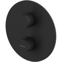 Душевая система Whitecross Y black YSET09TOPBL с термостатом Черная матовая — фото 3, Душевое оборудование. Душевая программа