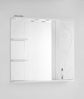 Товар: Зеркало со шкафом Style Line Эко фьюжн Панда 80 С с подсветкой Белый глянец - фото 7 Зеркало со шкафом Style Line Эко фьюжн Панда 80 С с подсветкой Белый глянец — фото 7, Мебель для ванной