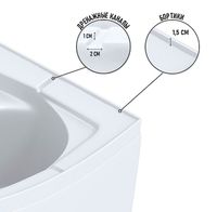 Душевая кабина Niagara Eco 80x80 E80/40/TN/BK без гидромассажа — фото 8, Душевые кабины