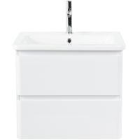 Тумба под раковину BelBagno 60 ALBANO-CER-600-2C-SO-BL подвесная Bianco Lucido — фото 1, Тумбы под раковину