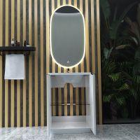 Тумба с раковиной SanVit Рольф 61 krolf613d Белая глянцевая — фото 5, Мебель для ванной