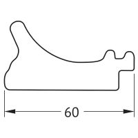 Зеркало Evoform Definite 74х74 BY 7621 в багетной раме - Белый с серебром 60 мм — фото 5, Мебель для ванной
