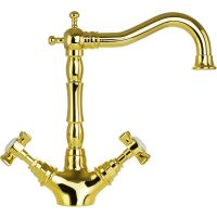 Товар: Смеситель для раковины Migliore Princeton 19379 Золото - фото 2 Смеситель для раковины Migliore Princeton 19379 Золото — фото 2, Смесители