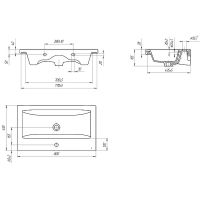Товар: Тумба с раковиной Cersanit Melar 80 64763 Белая - фото 11 Тумба с раковиной Cersanit Melar 80 64763 Белая — фото 11, Мебель для ванной