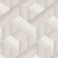 Обои Alessandro Allori Barbara 2606-1 Винил на флизелине (1,06*10,05) Серый/Бежевый, Геометрия — фото 1, Обои для стен
