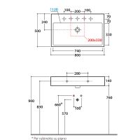 Товар: Раковина Globo Classic 80 SCQ81.BI*0 Белая - фото 3 Раковина Globo Classic 80 SCQ81.BI*0 Белая — фото 3, Раковины