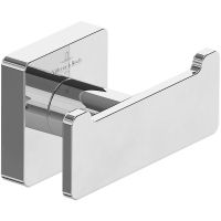 Двойной крючок Villeroy&Boch Elements-Striking TVA15201200061 Хром — фото 1, Крючки для полотенец