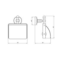 Товар: Держатель туалетной бумаги Migliore Mirella 17148 с крышкой Argento Brunito - фото 2 Держатель туалетной бумаги Migliore Mirella 17148 с крышкой Argento Brunito — фото 2, Держатели туалетной бумаги