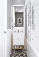 Тумба с раковиной 1MarKa July 50Н У85933 Дуб сонома Белая — фото 5, Тумбы с раковиной