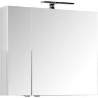 Зеркальный шкаф Aquanet Порто 80 R 195728 Белый — фото 1, Мебель для ванной