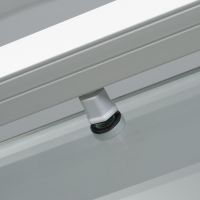 Душевая дверь WasserKRAFT Rhin 120 профиль Белый стекло прозрачное арт-44S05 — фото 2, Раздвижные душевые двери