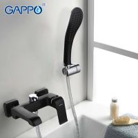 Смеситель для ванны Gappo G50 G3250 Черный матовый — фото 2, Смеситель для ванны