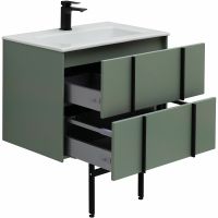 Тумба под раковину Allen Brau Reality 70 1.32004.CGM подвесная Олива матовая — фото 37, Тумбы под раковину