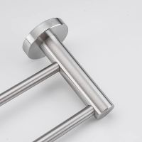 Полотенцедержатель Frap F301 F30109 двойной Сатин — фото 3, Полотенцедержатели