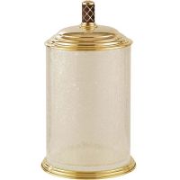 Ведро для мусора Boheme Murano 10914-CH-G Золото Шоколад — фото 1, Мусорные ведра