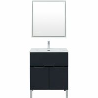 Тумба под раковину Aquanet Алвита New 70 303900 Антрацит — фото 4, Тумбы под раковину