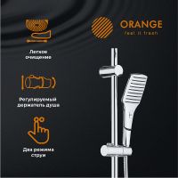 Душевая система Orange S10cr Хром — фото 9, Душевое оборудование. Душевая программа