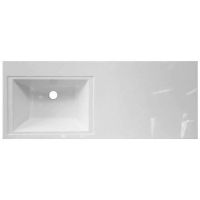 Тумба с раковиной Эстет Dallas Luxe 100 L ФР-00002313 подвесная Белая — фото 5, Тумбы с раковиной