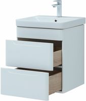 Товар: Тумба под раковину Aquanet София 50 274171 подвесная Белый глянец - фото 5 Тумба под раковину Aquanet София 50 274171 подвесная Белый глянец — фото 5, Мебель для ванной