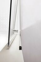 Душевая дверь Cezares Eco 75 ECO-O-B-1-75-P-Cr профиль Хром стекло рифленое — фото 4, Душевые двери в нишу