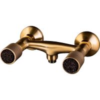 Смеситель для душа Boheme Royal Cristal 314-Royal/CRSTblack Бронза — фото 1, Смесители