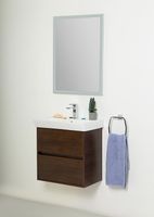 Тумба под раковину BelBagno Neon 60 NEON-600-2C-SO-RS подвесная Rovere Scuro — фото 8, Тумбы под раковину