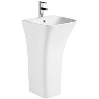 Раковина Ceruttispa Luca 45 CT7283 Белый — фото 1, Раковины напольные