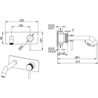 Товар: Смеситель для раковины Allen Brau Priority 5.31003-BN Никель брашированный - фото 11 Смеситель для раковины Allen Brau Priority 5.31003-BN Никель брашированный — фото 11, Смесители