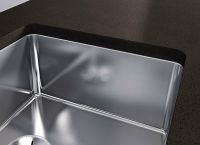 Кухонная мойка Blanco Andano 340/180-U 522979 Нержавеющая сталь с зеркальной полировкой — фото 4, Кухонные мойки