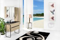 Зеркальный шкаф Boheme Armadi Art Vallessi 100 546-L с подсветкой Дуб светлый матовый — фото 2, Мебель для ванной