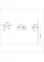 Смеситель для ванны Bravat Iceberg F676110G-01 Золото — фото 2, Смеситель для ванны