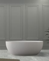 Ванна из искусственного камня Abber Stein 140x78 AS9641-1.4 без гидромассажа — фото 3, Ванны из искусственного камня