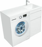Товар: Тумба с раковиной Aquanet Токио 110 R 239299 Белая - фото 11 Тумба с раковиной Aquanet Токио 110 R 239299 Белая — фото 11, Мебель для ванной