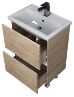 Тумба под раковину 1MarKa Aris 70 У76061 Дуб сонома — фото 2, Мебель для ванной