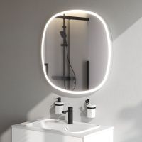 Товар: Зеркало AM.PM Func 80 M8FMOX0801WGS с подсветкой с ИК-сенсорным выключателем - фото 4 Зеркало AM.PM Func 80 M8FMOX0801WGS с подсветкой с ИК-сенсорным выключателем — фото 4, Зеркала в ванную комнату