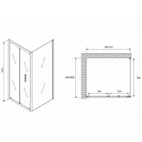 Товар: Душевой уголок Abber Sonnenstrand 90х85 AG07090B-S85B профиль Черный стекло прозрачное - фото 5 Душевой уголок Abber Sonnenstrand 90х85 AG07090B-S85B профиль Черный стекло прозрачное — фото 5, Прямоугольные душевые уголки