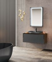 Товар: Тумба с раковиной Orka Craft 80 5003987 подвесная Орех Антрацит - фото 5 Тумба с раковиной Orka Craft 80 5003987 подвесная Орех Антрацит — фото 5, Мебель для ванной