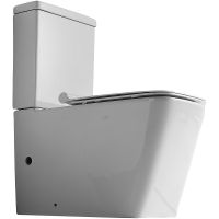 Унитаз компакт Logan L2C 261952 без бачка с сиденьем Микролифт — фото 4, Унитазы