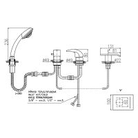 Товар: Смеситель на борт ванны Rav Slezak Dunaj D473.5P Хром - фото 2 Смеситель на борт ванны Rav Slezak Dunaj D473.5P Хром — фото 2, Смесители на борт ванны