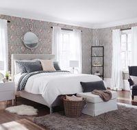 Обои Milassa Joli Joli4 007 Флизелин (1*10,05) Розовый/Серый, Орнамент/Цветы — фото 2, Обои для стен