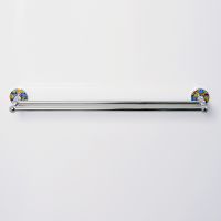 Полотенцедержатель WasserKRAFT Diemel двойной Хром арт-K-2240 — фото 2, Полотенцедержатели