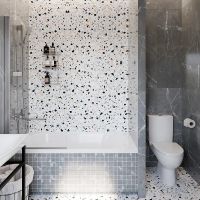 Полка корзина DIWO Смоленск П16097 Хром — фото 5, Полки для ванной и душа